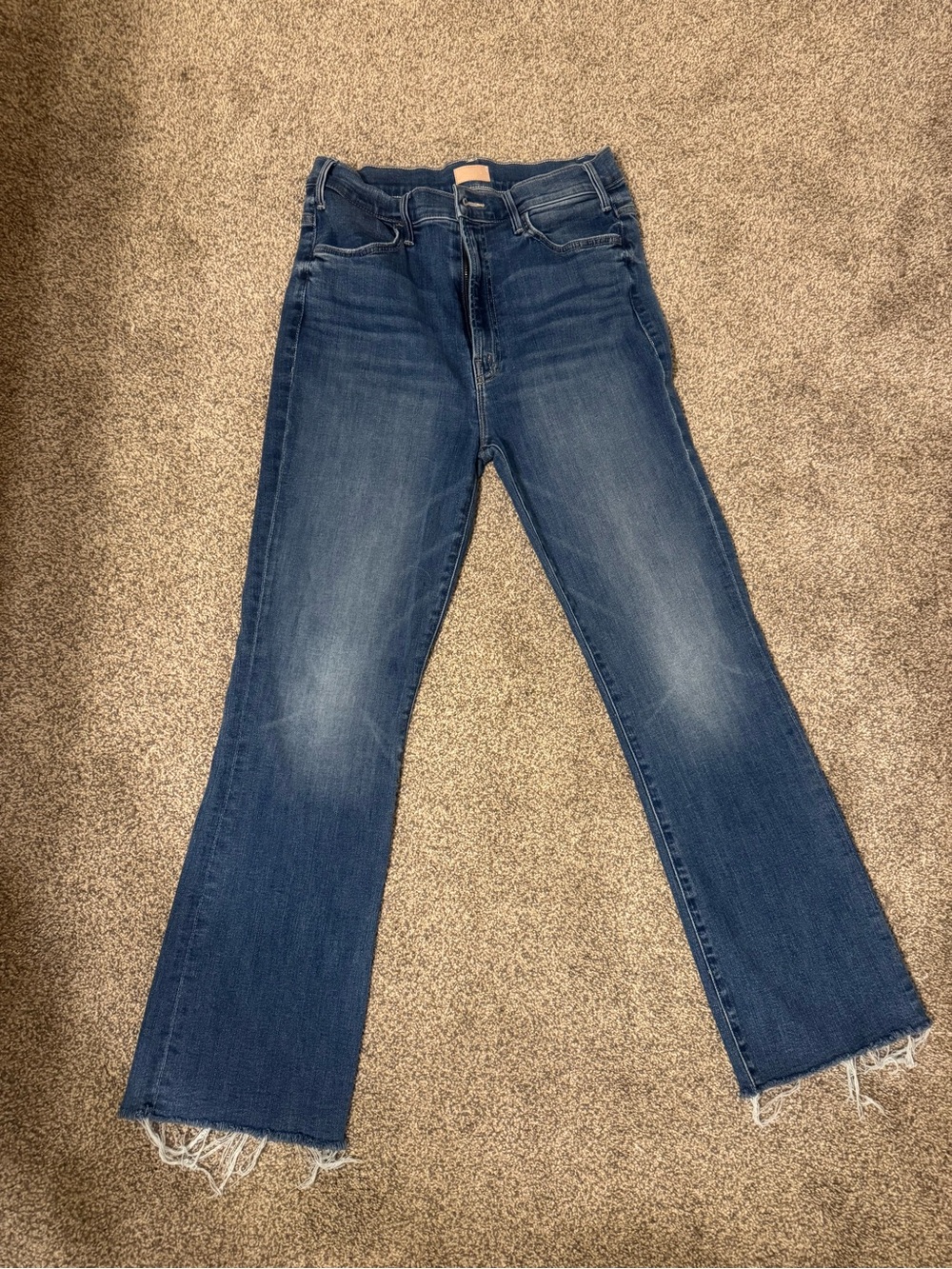 MOTHER Dark Blue Flare Jeans